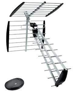 Professional Outdoor Aerial With 4 Way 20dB Booster.Ultra easy to assemble: just 4 steps and ready.R