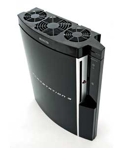 Keeps your Playstation 3 cool during use.USB powered with adjustable fan speed.Size (H)10.5, (W)27.5