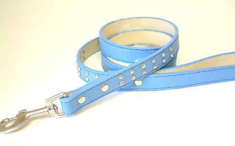 Pucci Couture 2 row diamante lead in blue