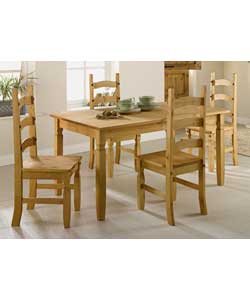 Unbranded Puerto Rico Pine Table and 4 Chairs