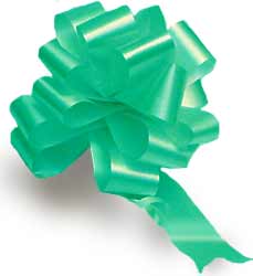 Pullbow - 1.25inch - Green - Pack of 30