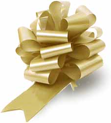 Pullbow - 2inch - Gold - Pack of 20