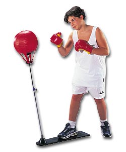 Punchball Stand and Boxing Gloves.