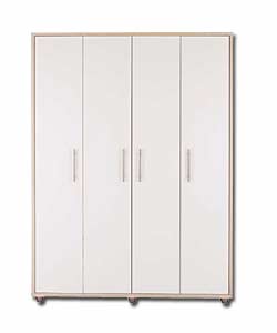 Purity 4 Door Wardrobe