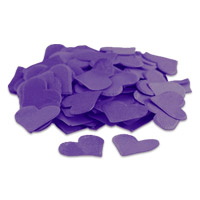 purple heart paper confetti