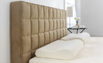 Unbranded Quadra Headboard in Leather 90cm (3and#39;0)