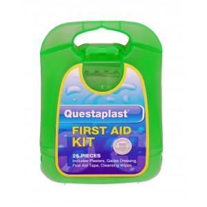 Unbranded Questaplast First Aid Kit - 25 Pieces