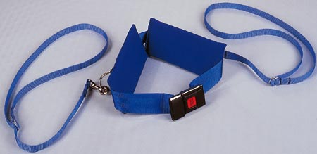 made of nylon band, with 2 wide pads