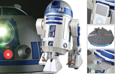 For the Star Wars obsessed there is no other way to enjoy Star Wars DVDs, games or music. The R2-D2 