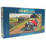 Unbranded Racing The Train 500 Piece Puzzle