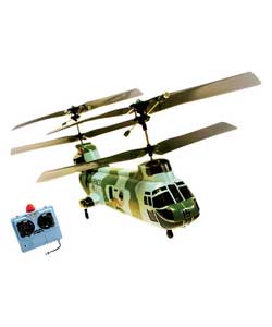 Awesome 6-way IR control with twin rotors for great stability.Helicopter comes with search light and