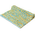 Rag Bath Rug - yellow/aqua