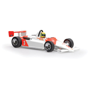 New 1/43 scale model from Minichamps. After winning the British Formula 3 Championship Senna headed 