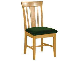 Unbranded Rambla natural oak upholstered dining chairs