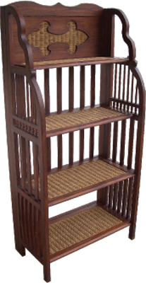 RATTAN BOOKCASE