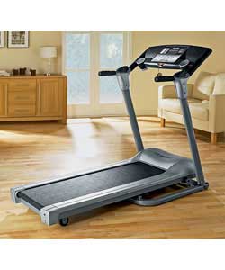 0-16kmh.2.0hp motor.Auto incline 12 levels.Running surface 130 x 45cm.Chest and hand grip pulse