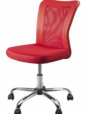 Unbranded Reade Gas Lift Mesh Office Chair - Red
