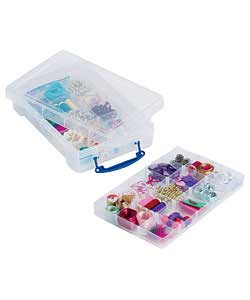 4 litre trays will hold A4 paper and card.The cliplock handles keep the lid in place to keep the con
