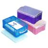 9 Litre Really Useful Box. Available in Blue, Pink and Purple.Dimensions:External(mm)-390x240x155