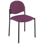 Reception/Conference Chair Without Arms-Burgundy