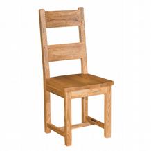 Unbranded Reclaimed Oak Dining Chairs x2