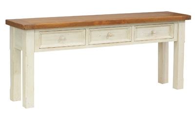 RECLAIMED TIMBER SIDE TABLE PROVENCE