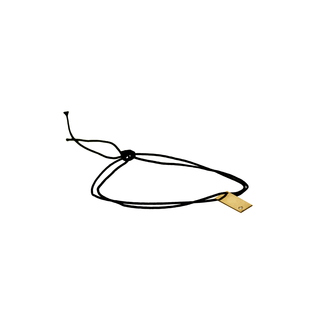 Unbranded Rectangle Charm - Yellow Gold