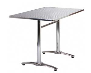 Unbranded Rectangular stainless steel table