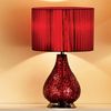 Unbranded Red Mosaic Table Lamp