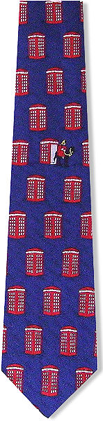Unbranded Red Phone Box Tie