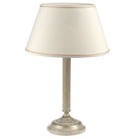 Reeded Complete Table Lamp Cream/Gold