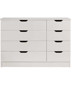Unbranded Reese 4   4 Drawer Chest - White