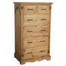 Regency Pine 6 drawer chest furniture