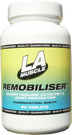 LA Muscle Remobiliser. 90 Tablets  .   Remobiliser is a strong product which Contains Glucosamine Su