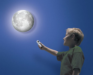 Light-up Moon with 12 Lunar Phases Whats different about the moon tonight? Its inside your room! Aut