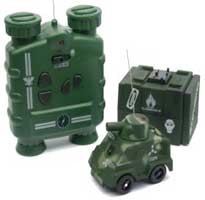 These two little tanks run on different frequencies so you can battle for the top position