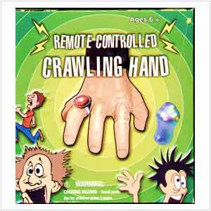 Remote Controlled Crawling Hand Forget cats and dogs, the Remote Controlled Crawling Hand is the per