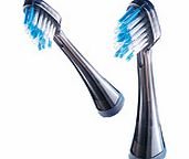 Replacement brush heads for the Ionic Sonic Toothbrush. This revolutionary rechargeable brush combines advanced sonic action with new ionic technology to clean your teeth more effectively than ever before.Set of 2 brush heads