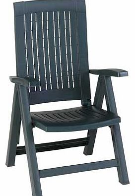 This garden chair is the perfect addition to any garden. Its strong and durable meaning it will last for many years. as well as being easy to assemble and disassemble. The material is easy to clean and eco friendly Made from resin. Multi-position bac
