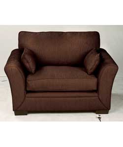 Unbranded Reuben Cuddle Chair - Chocolate