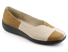 Pretty new colours make this popular soft leather slip-on a perfect match for cool crops and summer 