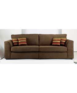 Riva Extra Large Sofa Brown