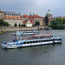 Enjoy a relaxing sightseeing cruise along the Vltava River where you can admire the scenic views alo