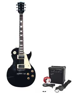 Unbranded Rockburn LP Electric Guitar Pack Black