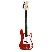 Unbranded Rockburn Ultimate Bass Guitar Pack Red PB-RD-PK