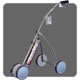 Can be used with 4 or 2 wheels. Four wheels provide long line stability for marking court games or