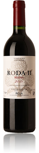 Unbranded Roda II Reserva 2001, Rioja 6 x 75cl Bottles