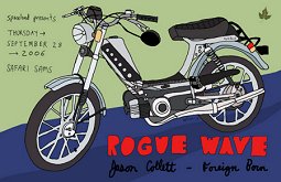 ROGUE WAVE Safari Sams Los Angeles - 28th September 2006 - by Cole Gerst of Option-g Limited Edition
