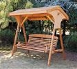 Roofed Apex Triple Swing Seat from Treetop