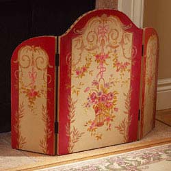 Rose Fire Screen